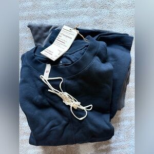 NWT MUJI Women's Loose-Twist Sweatshirt Loungewear Set S